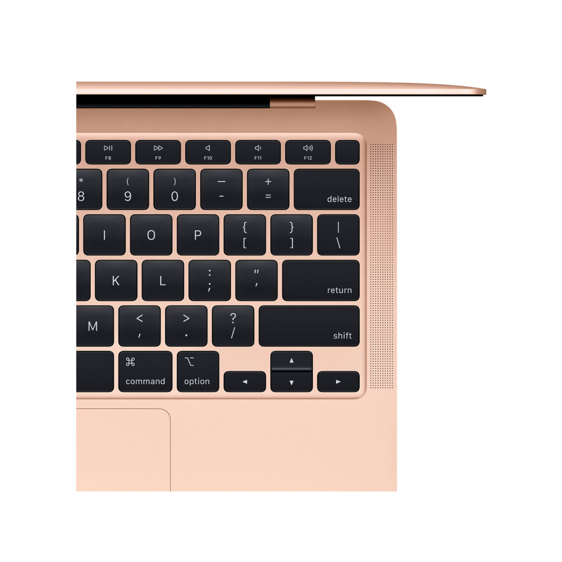 MacBook Air 13-inch (2020) – M1 Chip, 8‑Core CPU & 8‑Core GPU, 8GB RAM, 512GB SSD – Model MGNE3 (Gold, English Keyboard) - alAsil