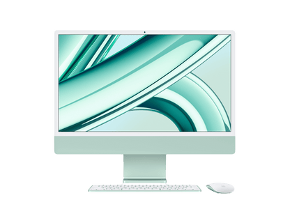 iMac (All In One) 24-inch (2021) MGPH3 - M1 chip 8-Core CPU 8-Core GPU 8GB Unified Memory 256GB SSD Storage, Green - alAsil