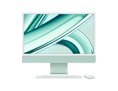 iMac (All In One) 24-inch (2021) MGPJ3 - M1 chip 8-Core CPU 8-Core GPU 8GB Unified Memory 512GB SSD Storage, Green - alAsil