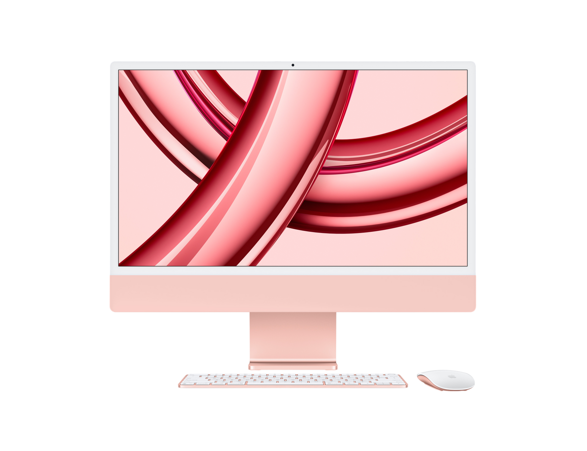 iMac (All In One) 24-inch (2021) MGPM3 - M1 chip 8-Core CPU 8-Core GPU 8GB Unified Memory 256GB SSD Storage, Pink - alAsil