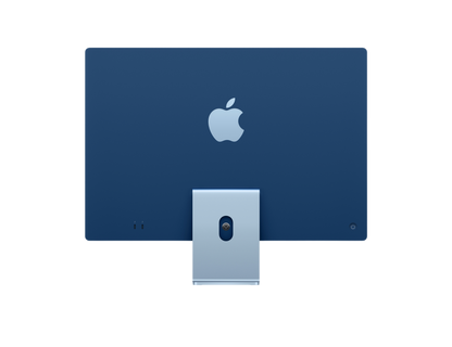iMac (All In One) 24-inch (2021) MJV93 - M1 chip 8-Core CPU 7-Core GPU 8GB Unified Memory 256GB SSD Storage, Blue - alAsil