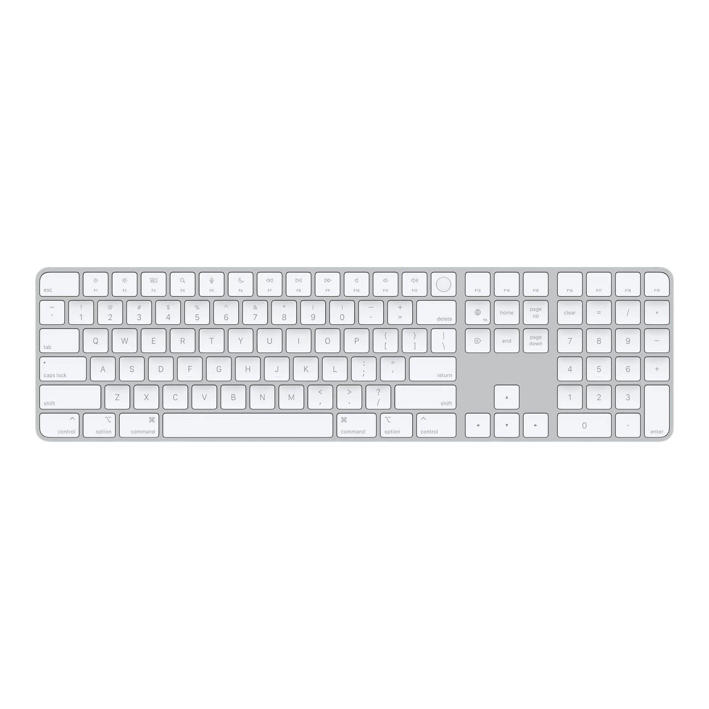 Magic Keyboard with Touch ID and Numeric Keypad for Mac models with Apple silicon - US English - White Keys - alAsil Magic Keyboard with Touch ID and Numeric Keypad for Mac models with Apple silicon - US English - White Keys (MK2C3) 45676e-4.myshopify.com Apple Magic Keyboard with Touch ID and Numeric Keypad for Mac models with Apple silicon - US English - White Keys (MK2C3) 45676e-4.myshopify.com Apple