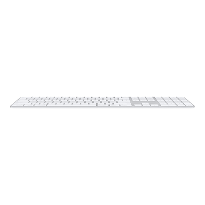 Magic Keyboard with Touch ID and Numeric Keypad for Mac models with Apple silicon - US English - White Keys - alAsil