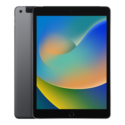 iPad 2021 (9th Generation) 10.2-inch Wi‑Fi + Cellular, 64GB Space Gray - alAsil