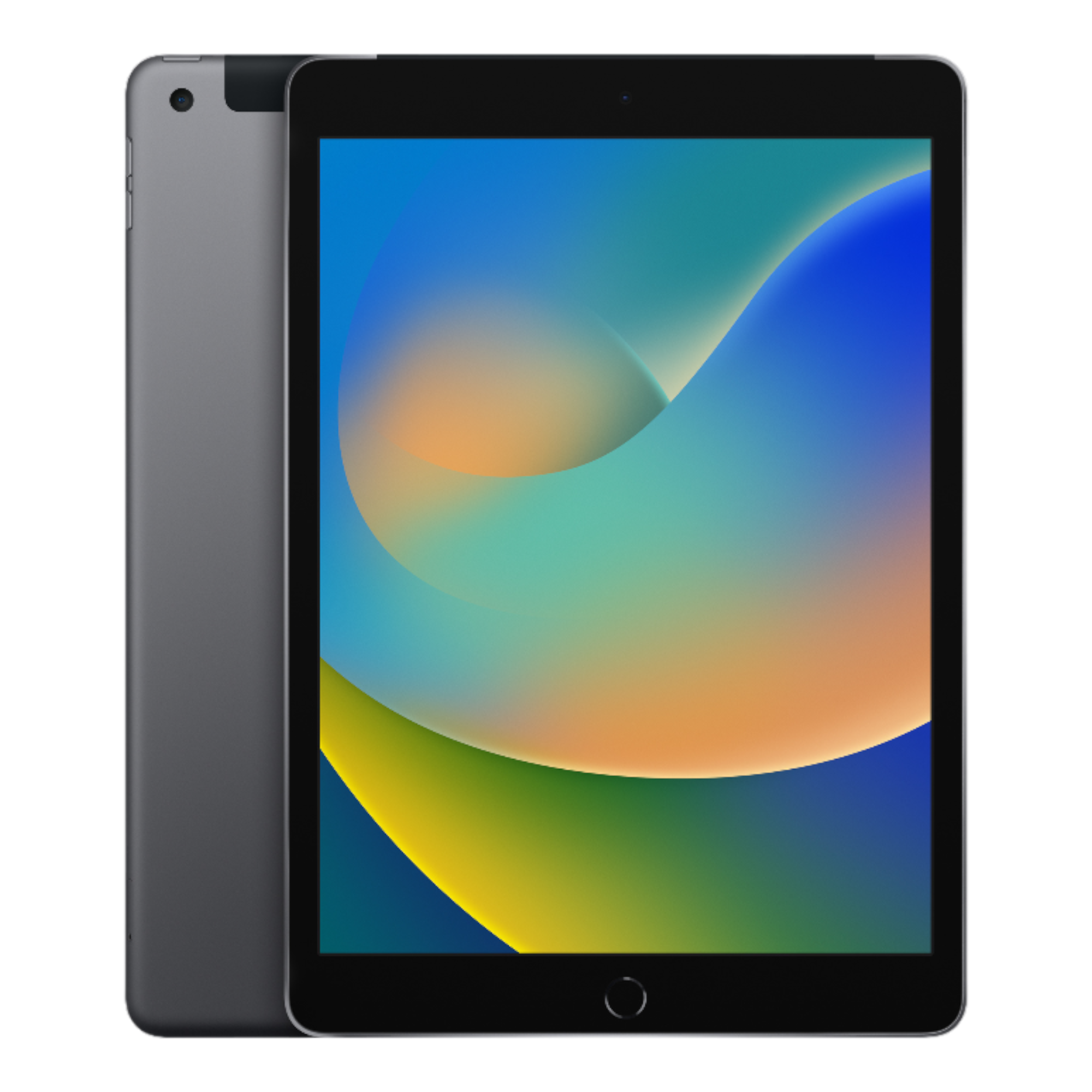 iPad 2021 (9th Generation) 10.2-inch Wi‑Fi + Cellular, 256GB Space Gray - alAsil