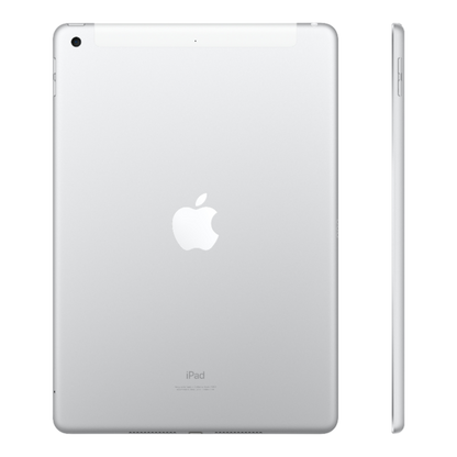 iPad 2021 (9th Generation) 10.2-inch Wi‑Fi + Cellular, 256GB Silver - alAsil