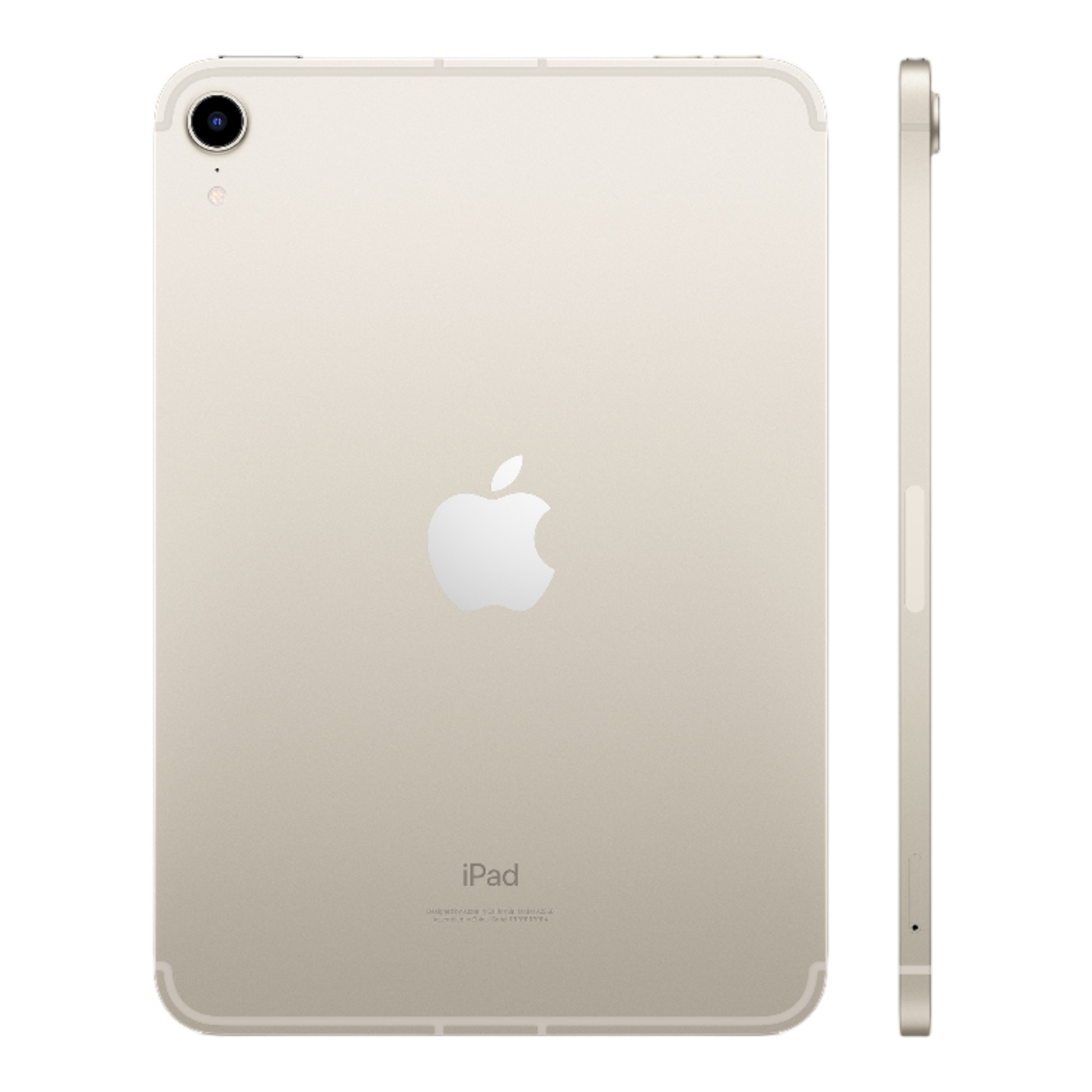 iPad Mini 2021 (6th Generation) 8.3-Inch, 64GB, WiFi + Cellular, Starlight - alAsil