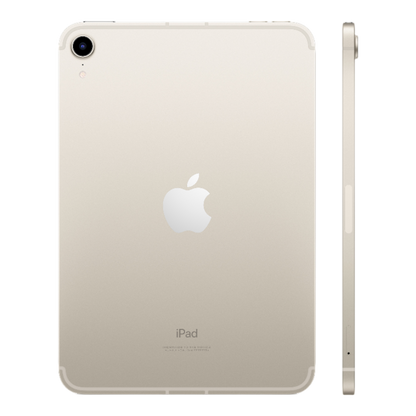 iPad Mini 2021 (6th Generation) 8.3-Inch, 64GB, WiFi + Cellular, Starlight - alAsil