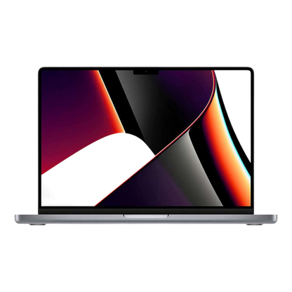MacBook Pro 14-inch (2021) – M1 Pro Chip, 8‑Core CPU & 14‑Core GPU, 16GB RAM, 512GB SSD – Model MKGP3 (Space Gray, English Keyboard) - alAsil