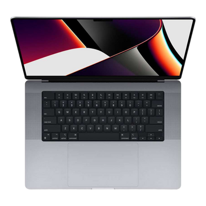 MacBook Pro 14-inch (2021) – M1 Pro Chip, 8‑Core CPU & 14‑Core GPU, 16GB RAM, 512GB SSD – Model MKGP3 (Space Gray, English Keyboard) - alAsil