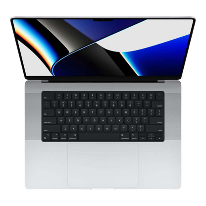 MacBook Pro 14-inch (2021) – M1 Pro Chip, 8‑Core CPU & 14‑Core GPU, 16GB RAM, 512GB SSD – Model MKGR3 (Silver, English Keyboard) - alAsil