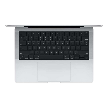 MacBook Pro 14-inch (2021) – M1 Pro Chip, 8‑Core CPU & 14‑Core GPU, 16GB RAM, 512GB SSD – Model MKGR3 (Silver, English Keyboard) - alAsil