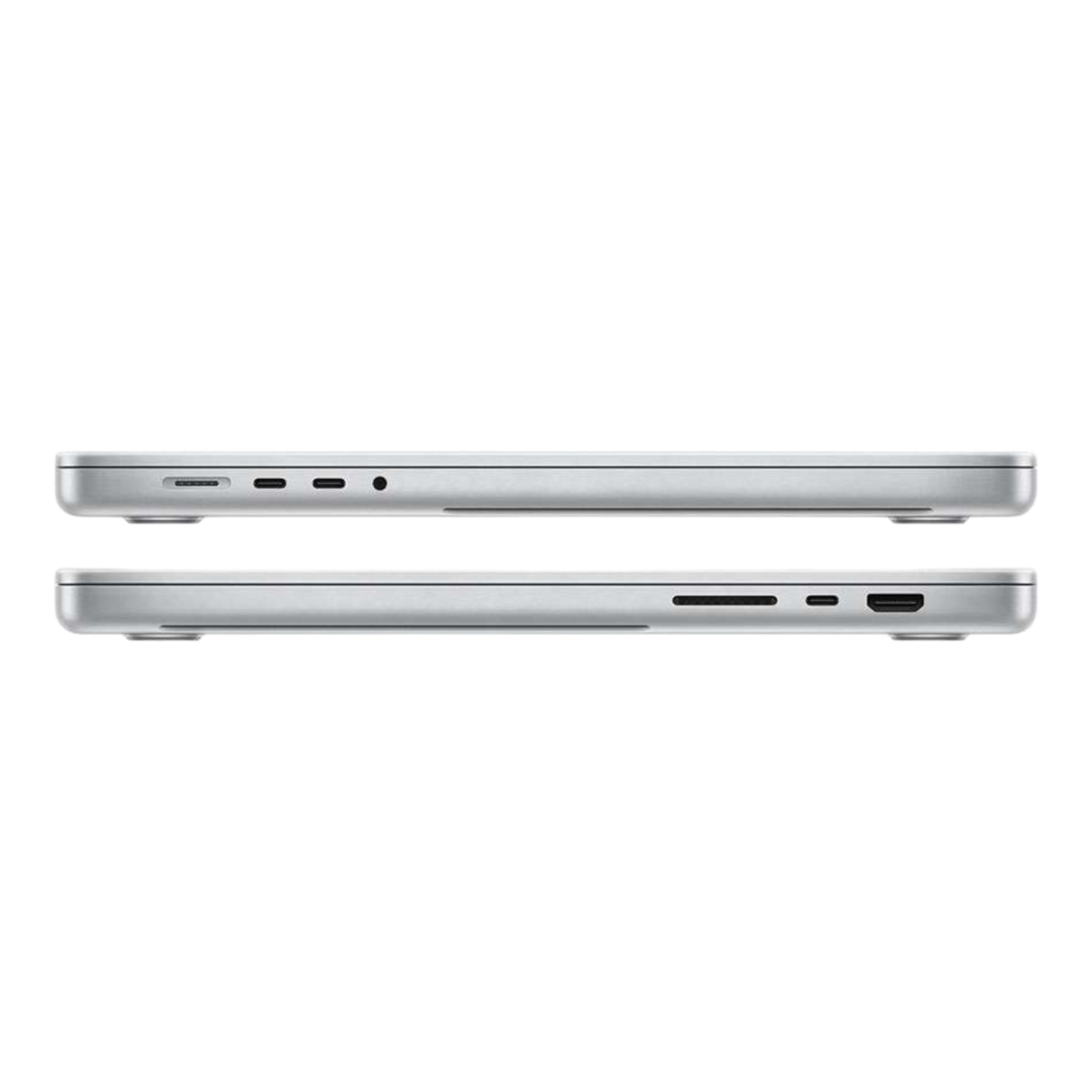 MacBook Pro 14-inch (2021) – M1 Pro Chip, 8‑Core CPU & 14‑Core GPU, 16GB RAM, 512GB SSD – Model MKGR3 (Silver, English Keyboard) - alAsil