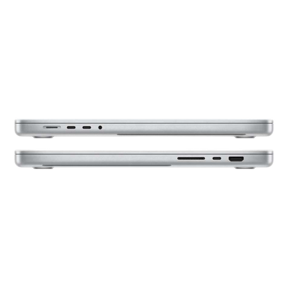 MacBook Pro 14-inch (2021) – M1 Pro Chip, 8‑Core CPU & 14‑Core GPU, 16GB RAM, 512GB SSD – Model MKGR3 (Silver, English Keyboard) - alAsil