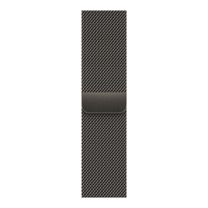 Apple Watch Series 9 GPS + Cellular, 41mm Graphite Stainless Steel Case with Graphite Milanese Loop - alAsil