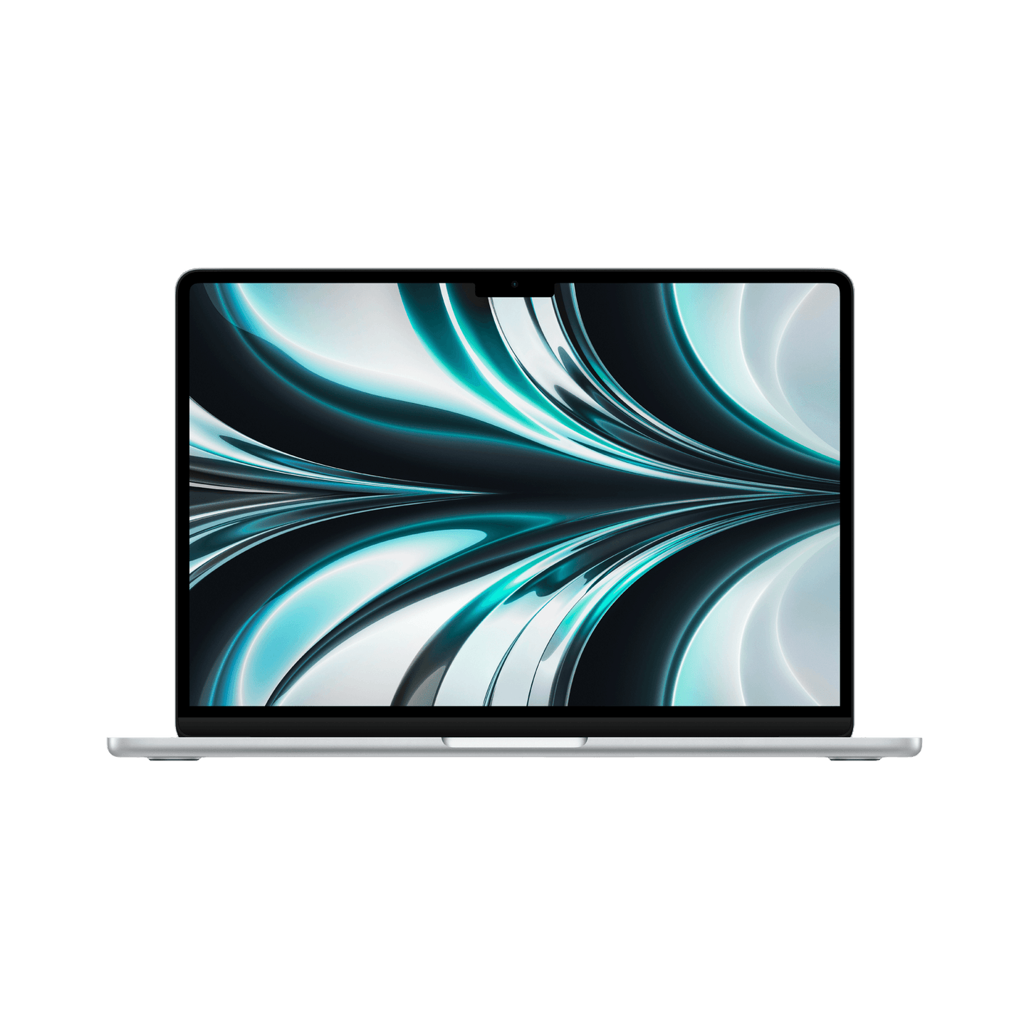 MacBook Air 13.6-inch (2022) – M2 Chip, 8‑Core CPU & 10‑Core GPU, 8GB RAM, 512GB SSD – Model MLY03 (Silver, English Keyboard) - alAsil