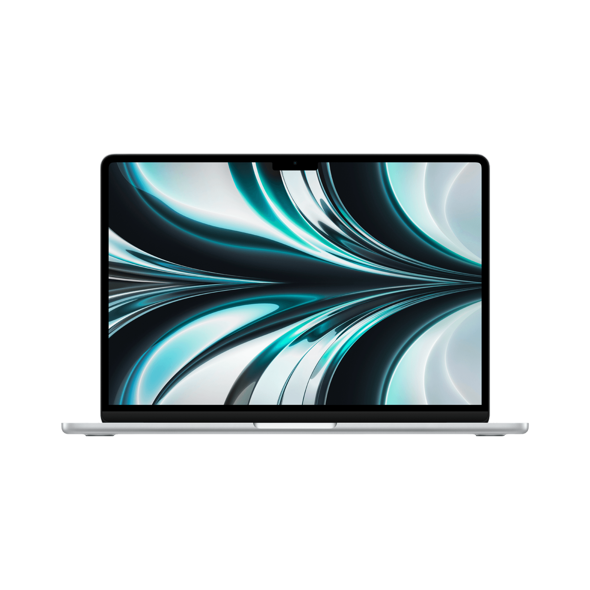 MacBook Air 13.6-inch (2022) – M2 Chip, 8‑Core CPU & 10‑Core GPU, 8GB RAM, 512GB SSD – Model MLY03 (Silver, English Keyboard) - alAsil