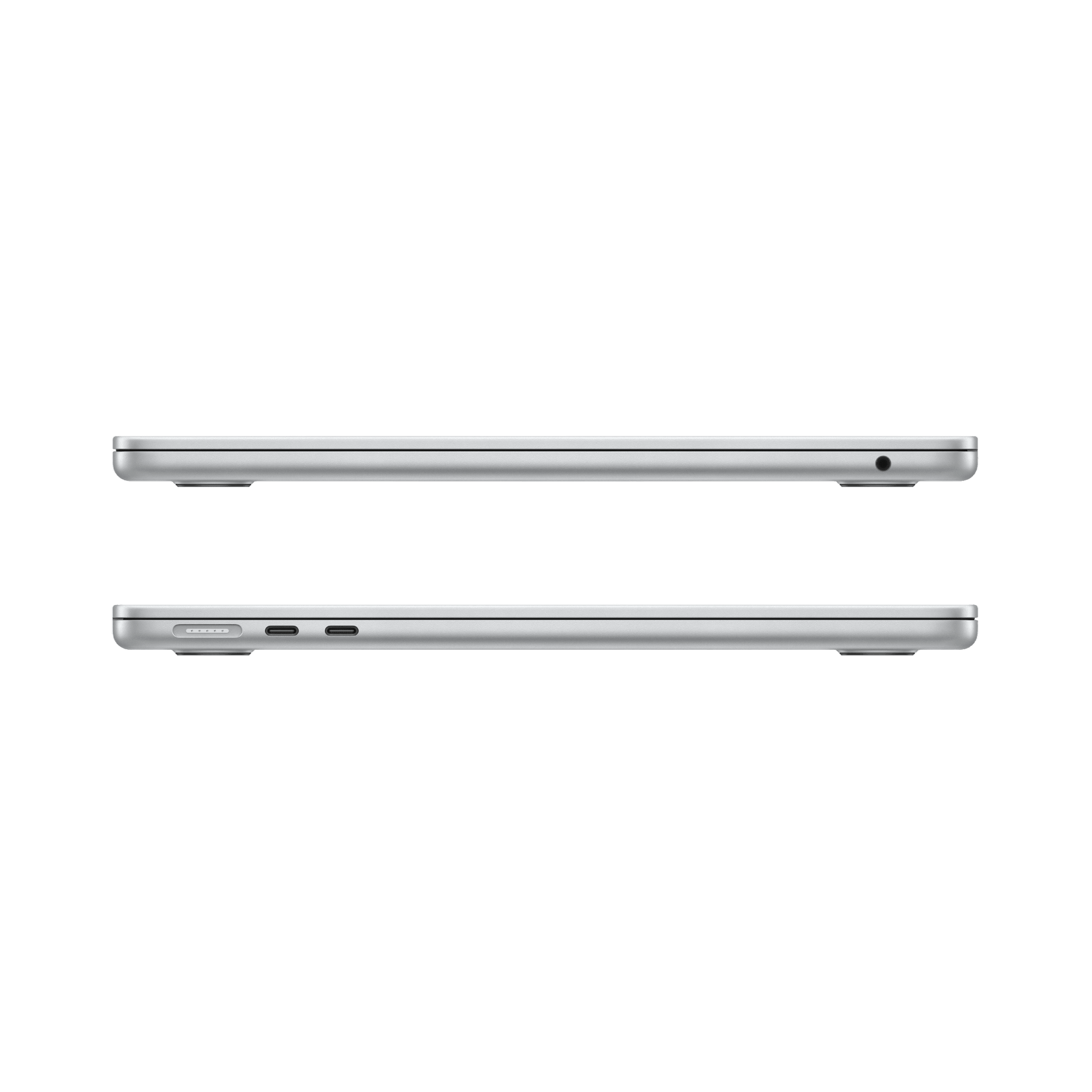MacBook Air 13.6-inch (2022) – M2 Chip, 8‑Core CPU & 10‑Core GPU, 8GB RAM, 512GB SSD – Model MLY03 (Silver, English Keyboard) - alAsil