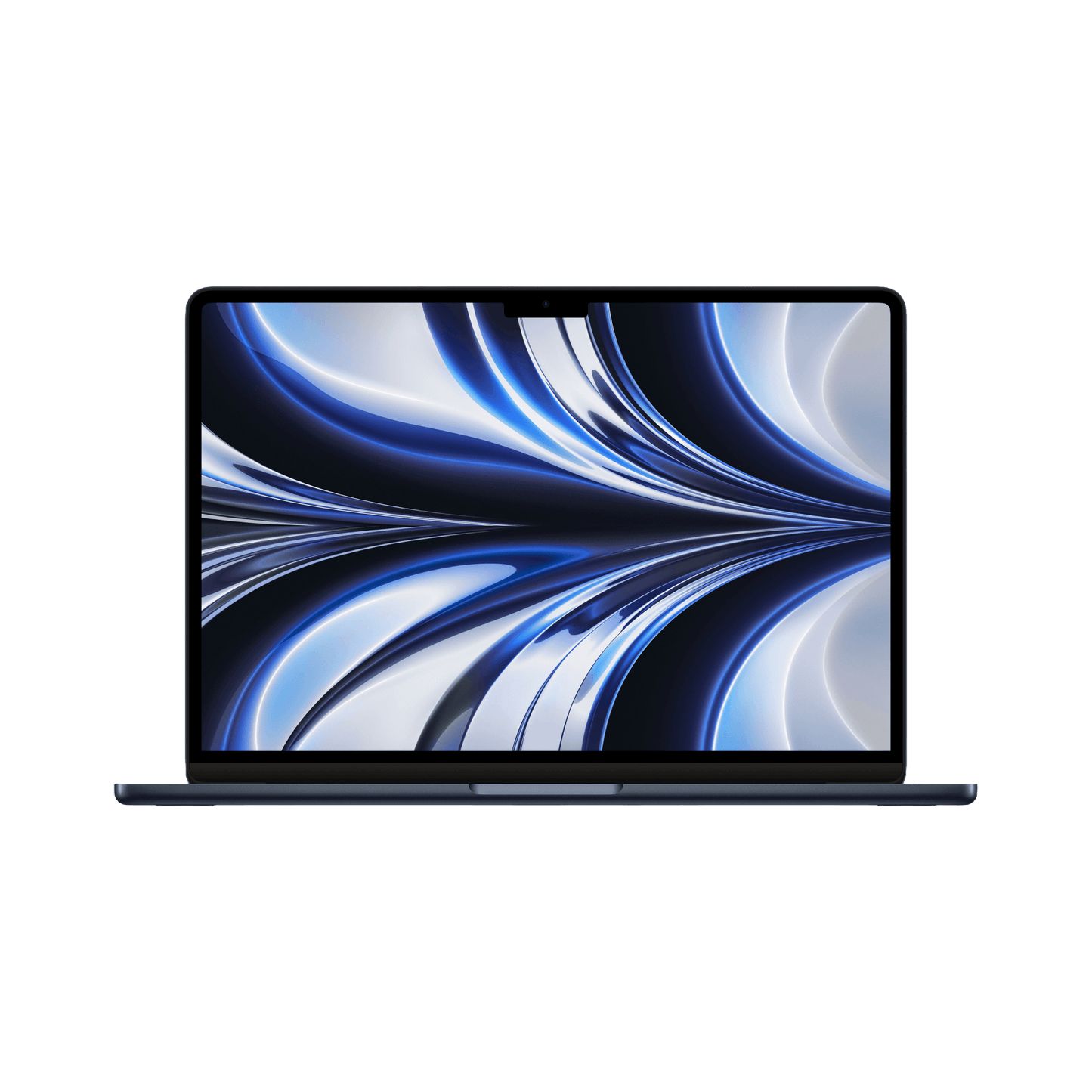 MacBook Air 13.6-inch (2022) – M2 Chip, 8‑Core CPU & 10‑Core GPU, 8GB RAM, 512GB SSD – Model MLY43 (Midnight, English Keyboard) - alAsil