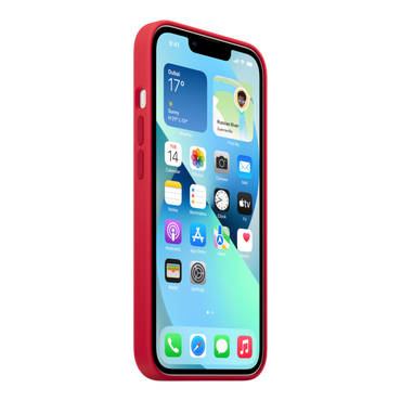 iPhone 13 Silicone Case with MagSafe - (PRODUCT) RED - alAsil