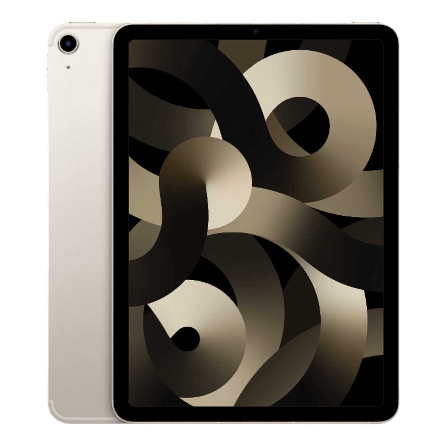 iPad Air 2022 (5th Generation) 10.9-inch 256GB Wi-Fi + Cellular, Starlight - alAsil