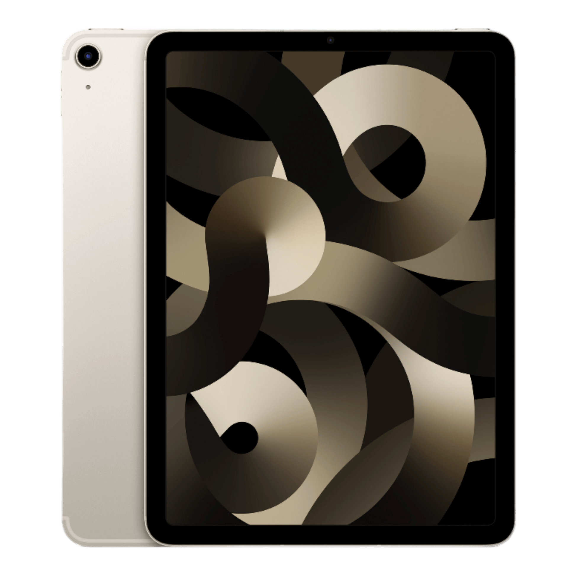 iPad Air 2022 (5th Generation) 10.9-inch 256GB Wi-Fi + Cellular, Starlight - alAsil