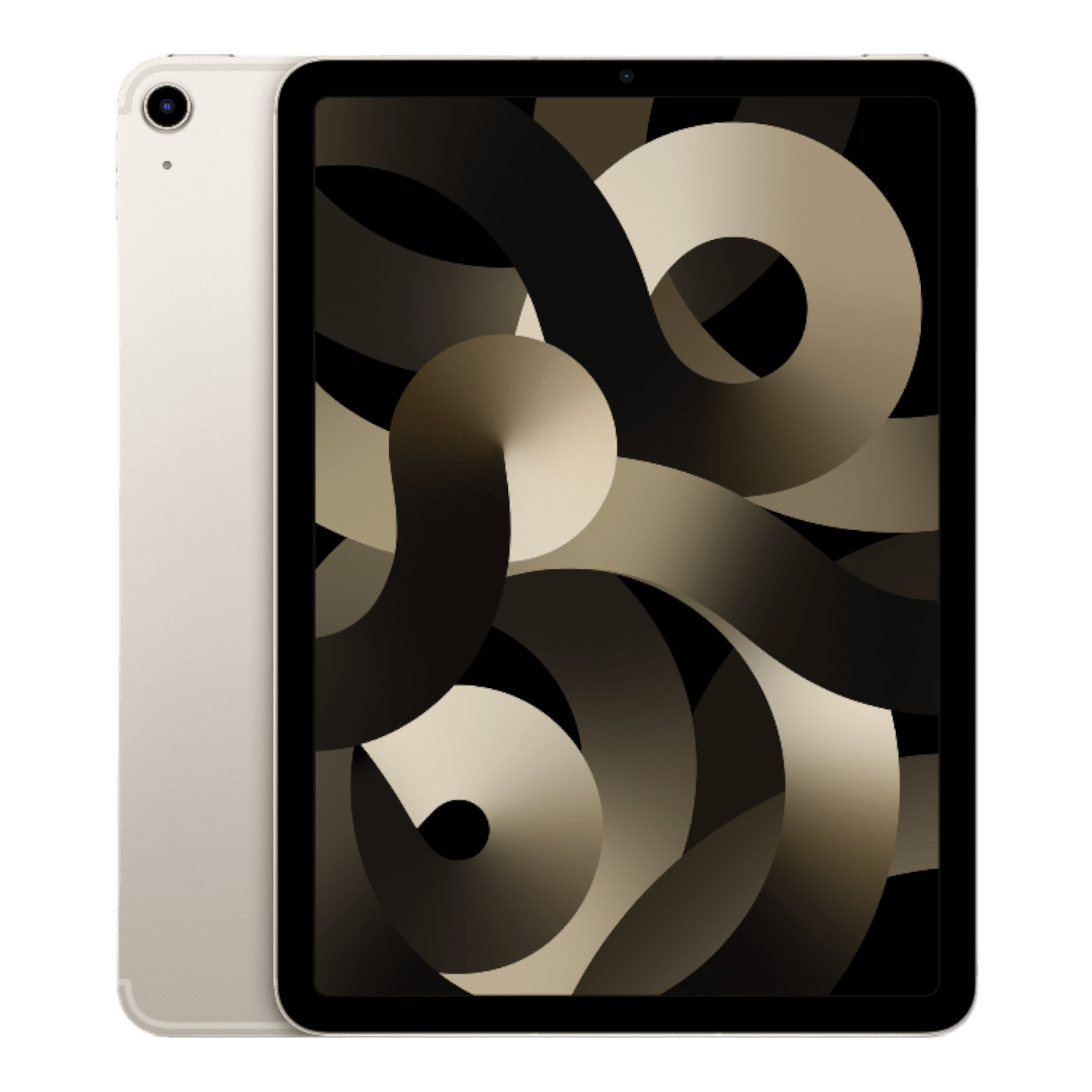 iPad Air 2022 (5th Generation) 10.9-inch 256GB Wi-Fi + Cellular, Starlight - alAsil