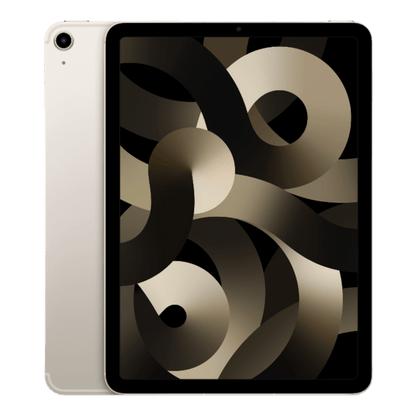 iPad Air 2022 (5th Generation) 10.9-inch 256GB Wi-Fi + Cellular, Starlight - alAsil