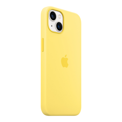 iPhone 13 Silicone Case with MagSafe - Lemon Zest - alAsil
