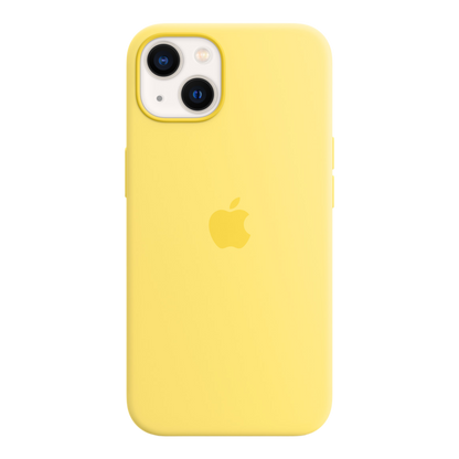 iPhone 13 Silicone Case with MagSafe - Lemon Zest - alAsil