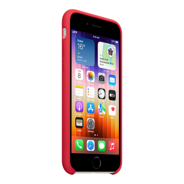 iPhone SE Silicone Case - (PRODUCT) RED - alAsil