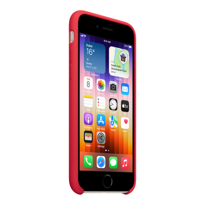 iPhone SE Silicone Case - (PRODUCT) RED - alAsil