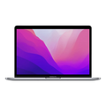 MacBook Pro 13-inch (2022) – M2 Chip, 8‑Core CPU & 10‑Core GPU, 8GB RAM, 256GB SSD – Model MNEH3 (Space Gray, English Keyboard)