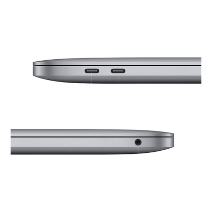 Customized MacBook Pro 13-inch (2022) – M2 Chip, 8‑Core CPU & 10‑Core GPU, 24GB RAM, 1TB SSD – Model MNEX3 (Silver, English Keyboard) - alAsil