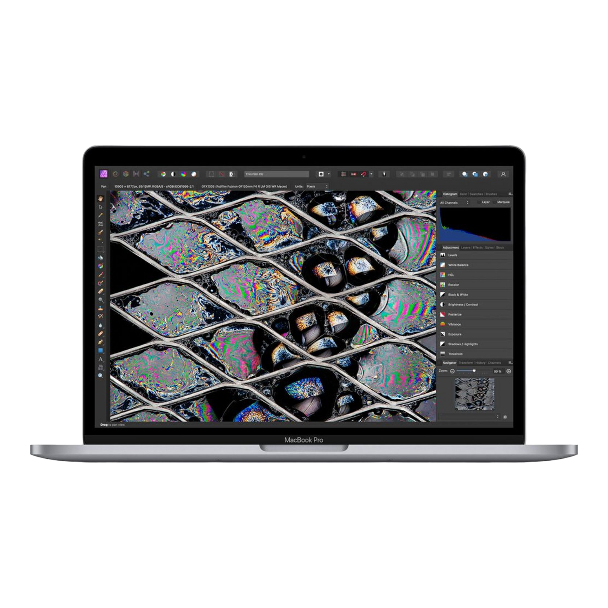 Customized MacBook Pro 13-inch (2022) – M2 Chip, 8‑Core CPU & 10‑Core GPU, 24GB RAM, 1TB SSD – Model MNEX3 (Silver, English Keyboard) - alAsil