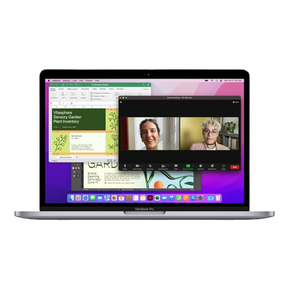 Customized MacBook Pro 13-inch (2022) – M2 Chip, 8‑Core CPU & 10‑Core GPU, 24GB RAM, 1TB SSD – Model MNEX3 (Silver, English Keyboard) - alAsil