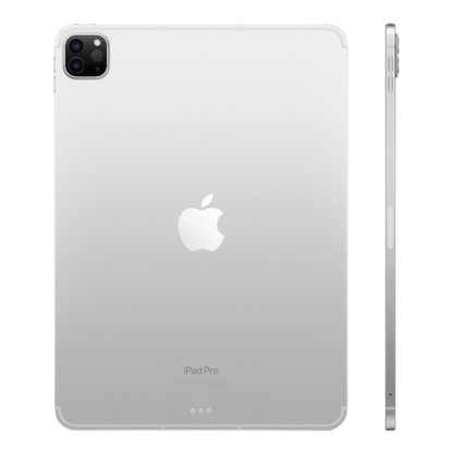 iPad Pro 2022 (4th Generation) 11-inch 128GB, WiFi + Cellular, Silver - alAsil