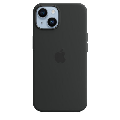 iPhone 14 Silicone Case with MagSafe - Midnight - alAsil
