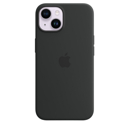 iPhone 14 Silicone Case with MagSafe - Midnight - alAsil