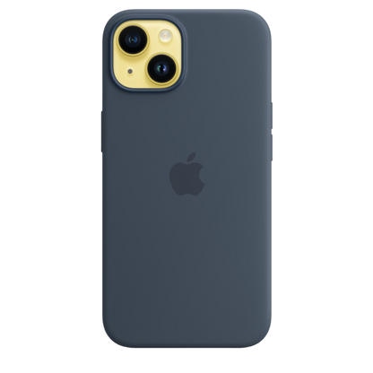 iPhone 14 Silicone Case with MagSafe - Storm Blue - alAsil