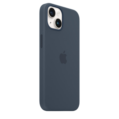 iPhone 14 Silicone Case with MagSafe - Storm Blue - alAsil