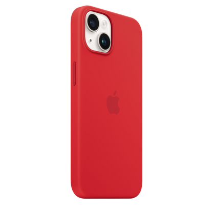 iPhone 14 Silicone Case with MagSafe - (PRODUCT) RED - alAsil