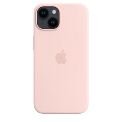 iPhone 14 Silicone Case with MagSafe - Chalk Pink - alAsil