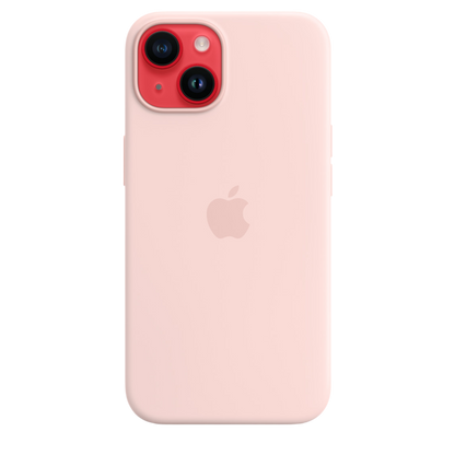 iPhone 14 Silicone Case with MagSafe - Chalk Pink - alAsil