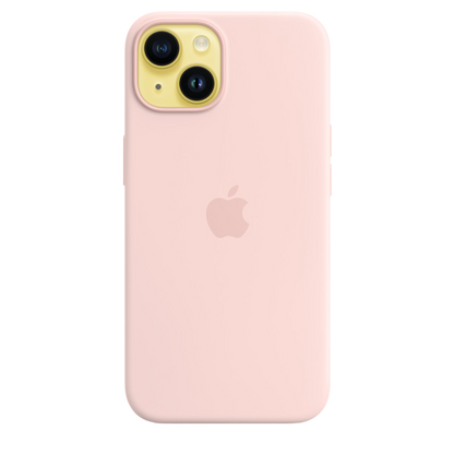 iPhone 14 Silicone Case with MagSafe - Chalk Pink - alAsil