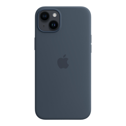 iPhone 14 Plus Silicone Case with MagSafe - Storm Blue - alAsil