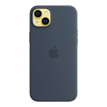 iPhone 14 Plus Silicone Case with MagSafe - Storm Blue - alAsil