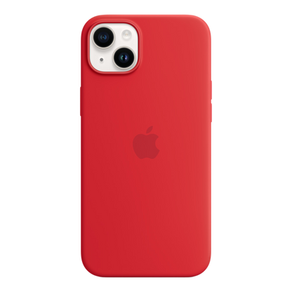 iPhone 14 Plus Silicone Case with MagSafe - (PRODUCT) RED - alAsil