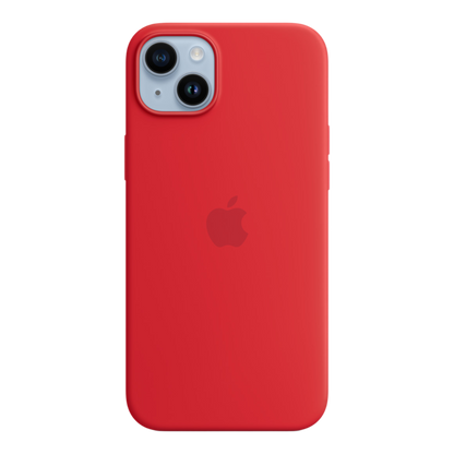 iPhone 14 Plus Silicone Case with MagSafe - (PRODUCT) RED - alAsil