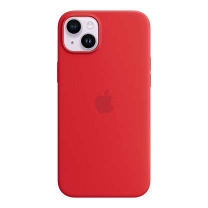 iPhone 14 Plus Silicone Case with MagSafe - (PRODUCT) RED - alAsil